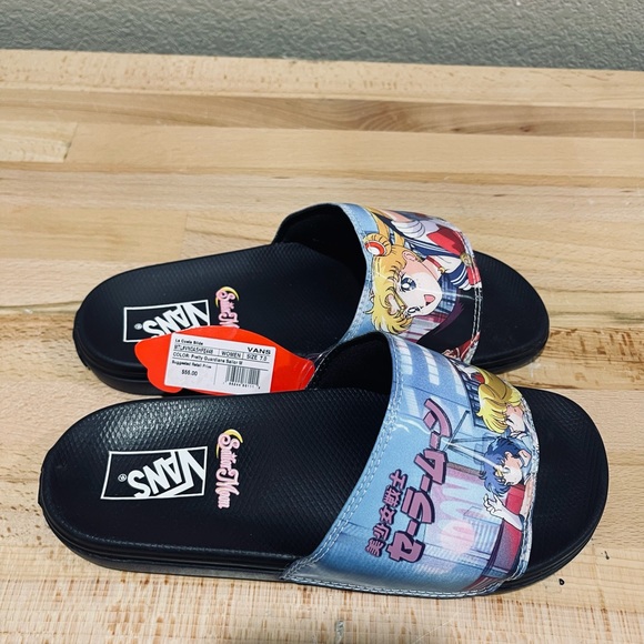 Vans x Pretty Guardian Sailor Moon La Costa Slides Women’s Sz 7, New Without Box - Picture 7 of 7